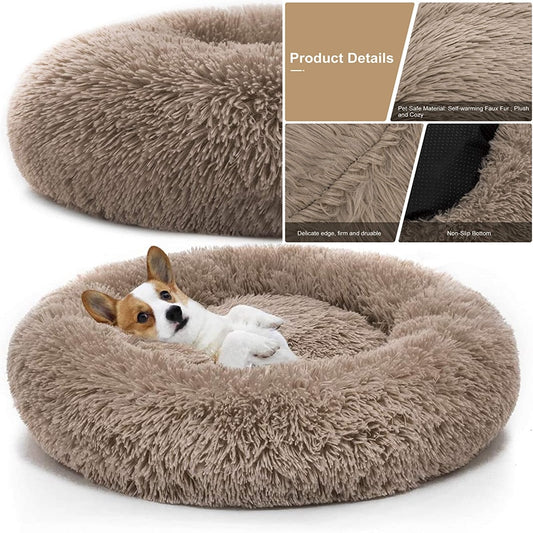 Pet Cat and Dog Cushion Bed - Comfortable and Washable