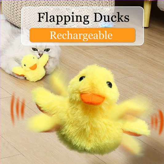 Flapping Duck Interactive Electric Cat Toy With Vibration Sensor